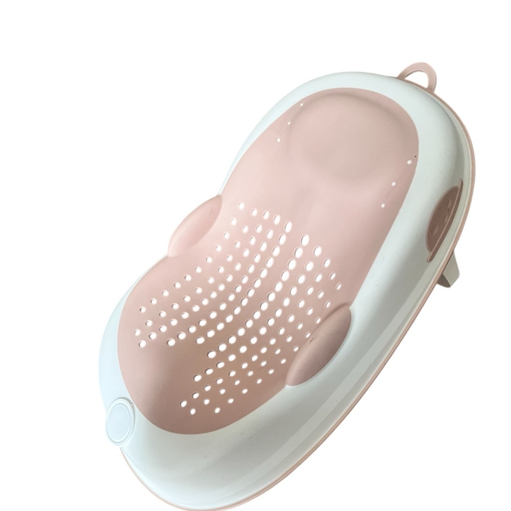 Baby Bath Tub in Pink and White